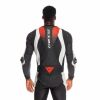 Dainese LAGUNA SECA 6 1PC závodní letní kombinéza bílá/fluo-červená vel.52